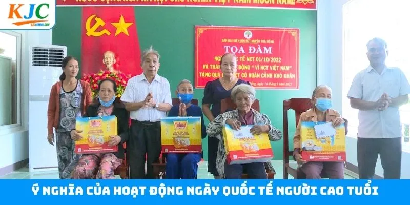 Sự cao cả của thiện nguyện ngày quốc tế người cao tuổi